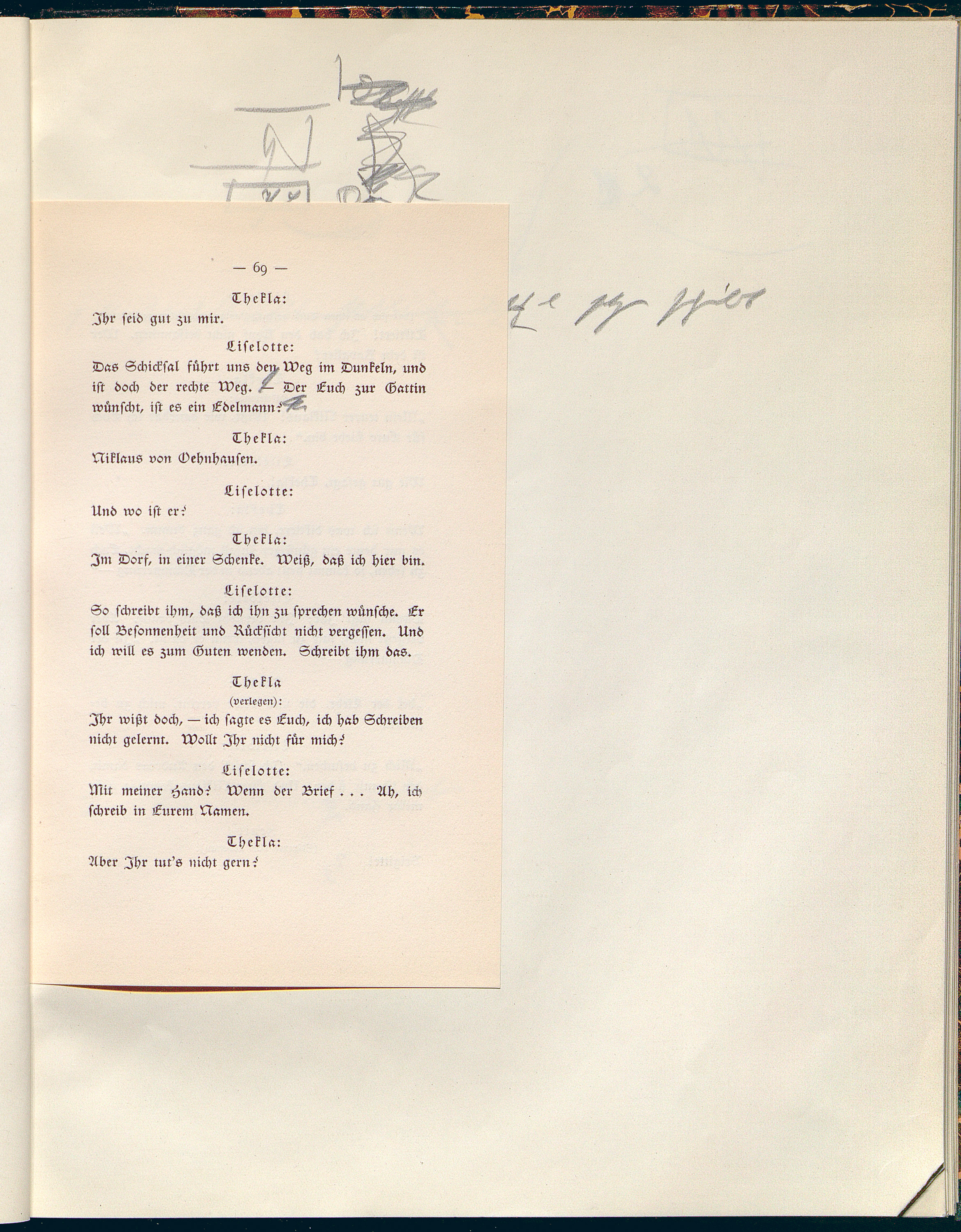 Logik des Herzens. Lustspiel in 4 Aufzügen