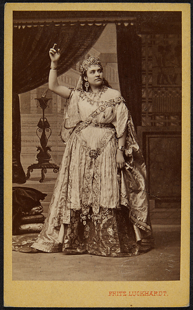 Amalie Materna, Verweis auf Stücktitel: Die Königin von Saba