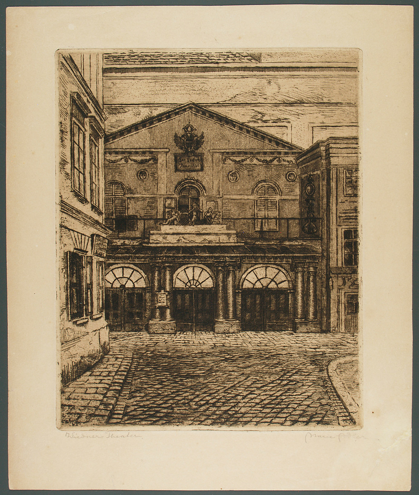 Wien, Theater an der Wien, Titel in Vorlageform: Wiedner Theater, Alternativtitel: Papagenotor