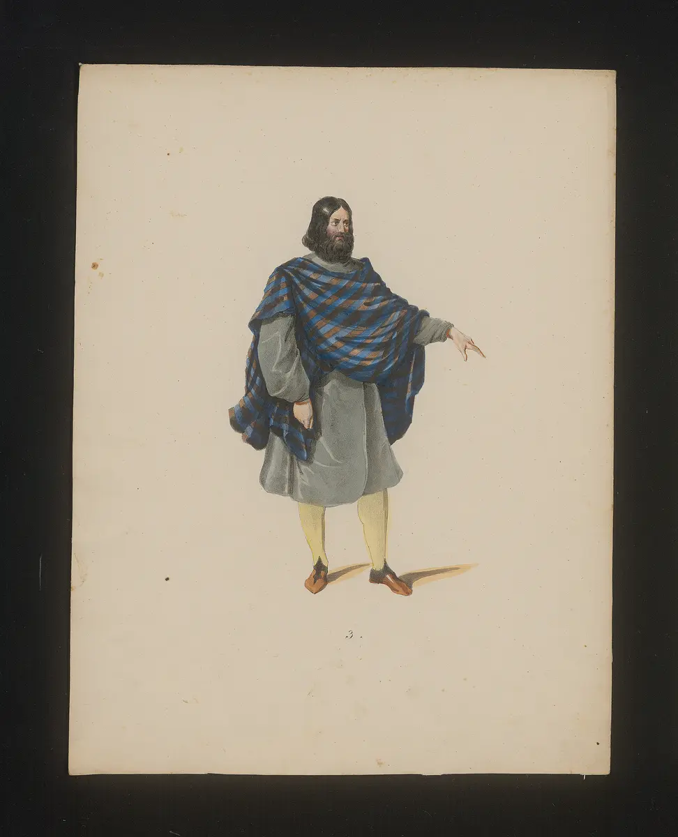 Alfred der Große, Titel der Serie: Neue Costume-Sammlung verschiedener Zeiten und Nationen
