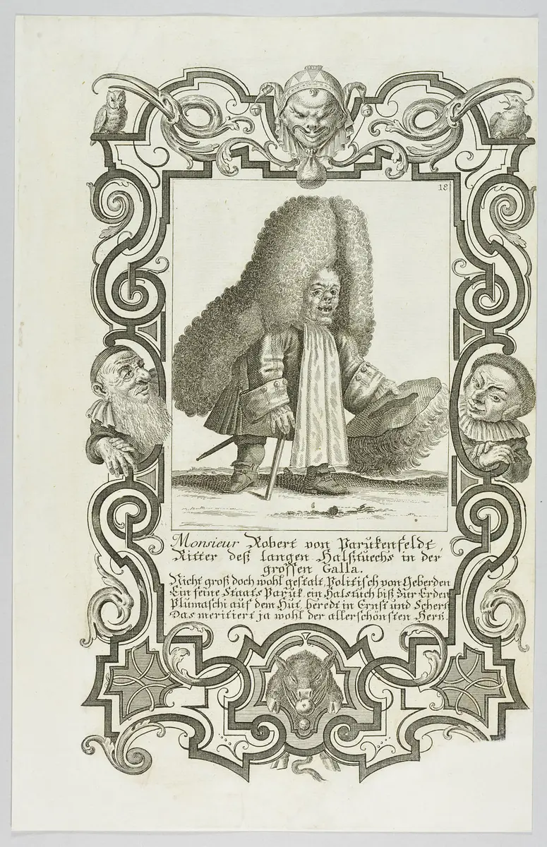 Il Callotto resuscitato oder Neü eingerichtes Zwerchen Cabinett, Monsieur Robert von Parukenfeldt...