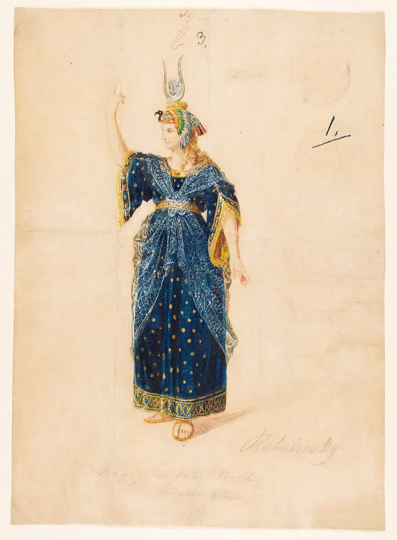 Die Zauberflöte, Titel der Serie: Figurinen des k.k. Hofoperntheaters