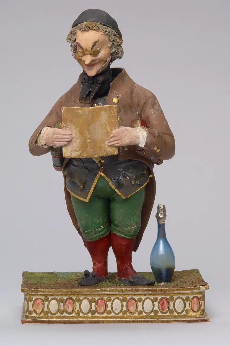 Bücherwurm - Tragantfigur