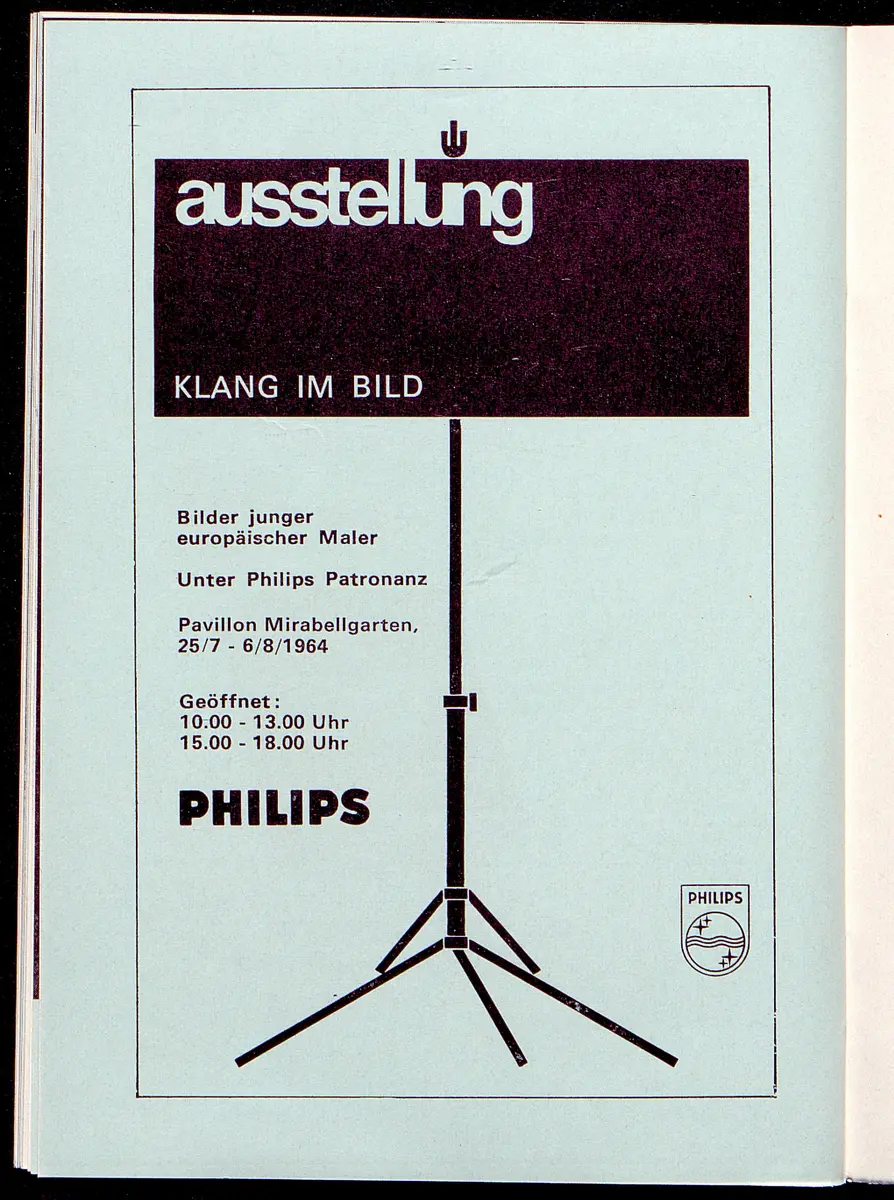 Salzburger Festspiele 1964, Titel in Vorlageform: Salzburgo Festival 1964, Verweis auf Stücktitel: Cosi fan tutte, Verweis auf Stücktitel: Figaros Hochzeit, Verweis auf Stücktitel: Lucio Silla, Verweis auf Stücktitel: Die Zauberflöte, Verweis auf Stücktitel: Ariadne auf Naxos, Verweis auf Stücktitel: Elektra, Verweis auf Stücktitel: Der Rosenkavalier, Verweis auf Stücktitel: Macbeth, Verweis auf Stücktitel: Jedermann, Verweis auf Stücktitel: Faust, Verweis auf Stücktitel: Die lustigen Weiber von Windsor
