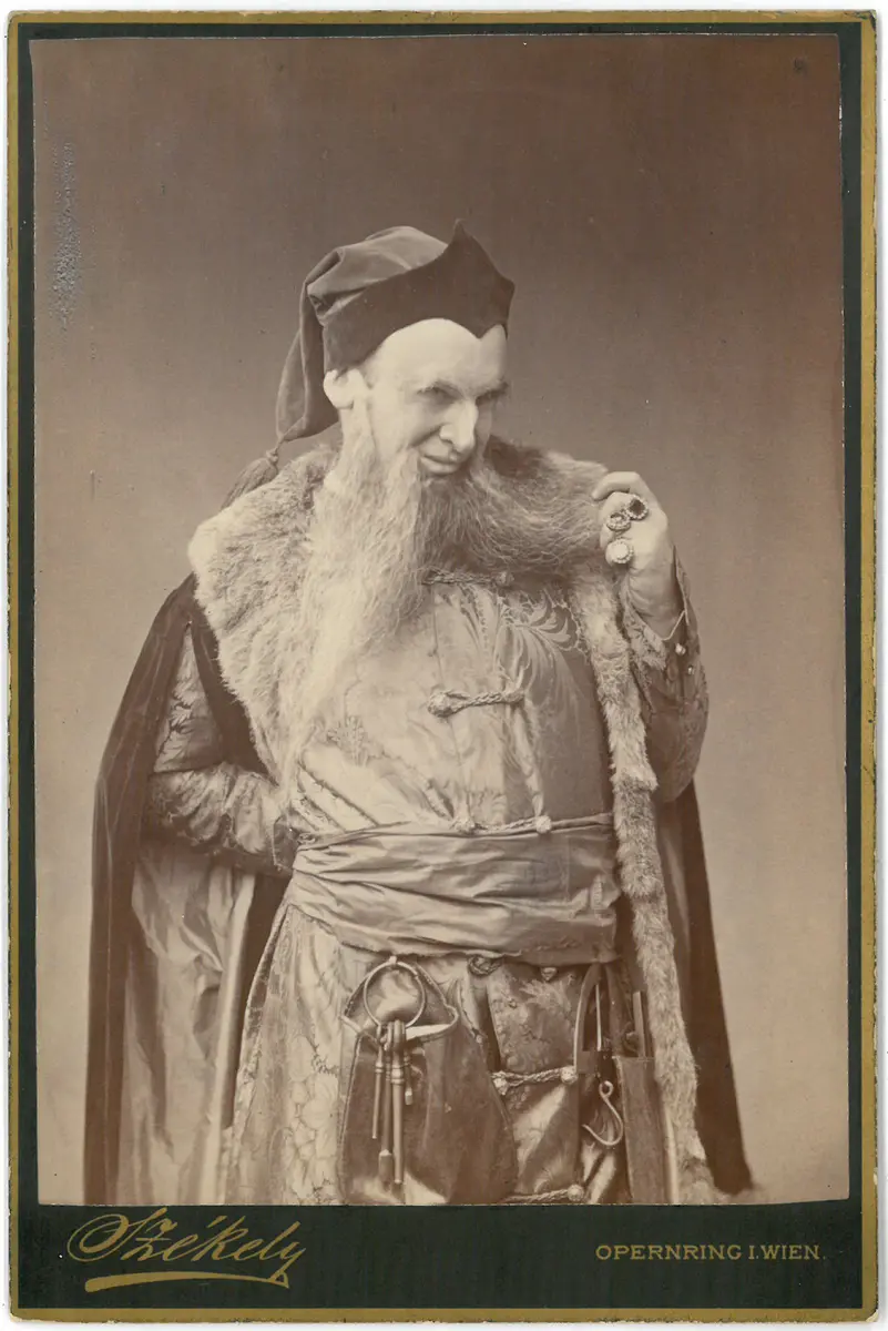 Friedrich Mitterwurzer, Verweis auf Stücktitel: Der Kaufmann von Venedig