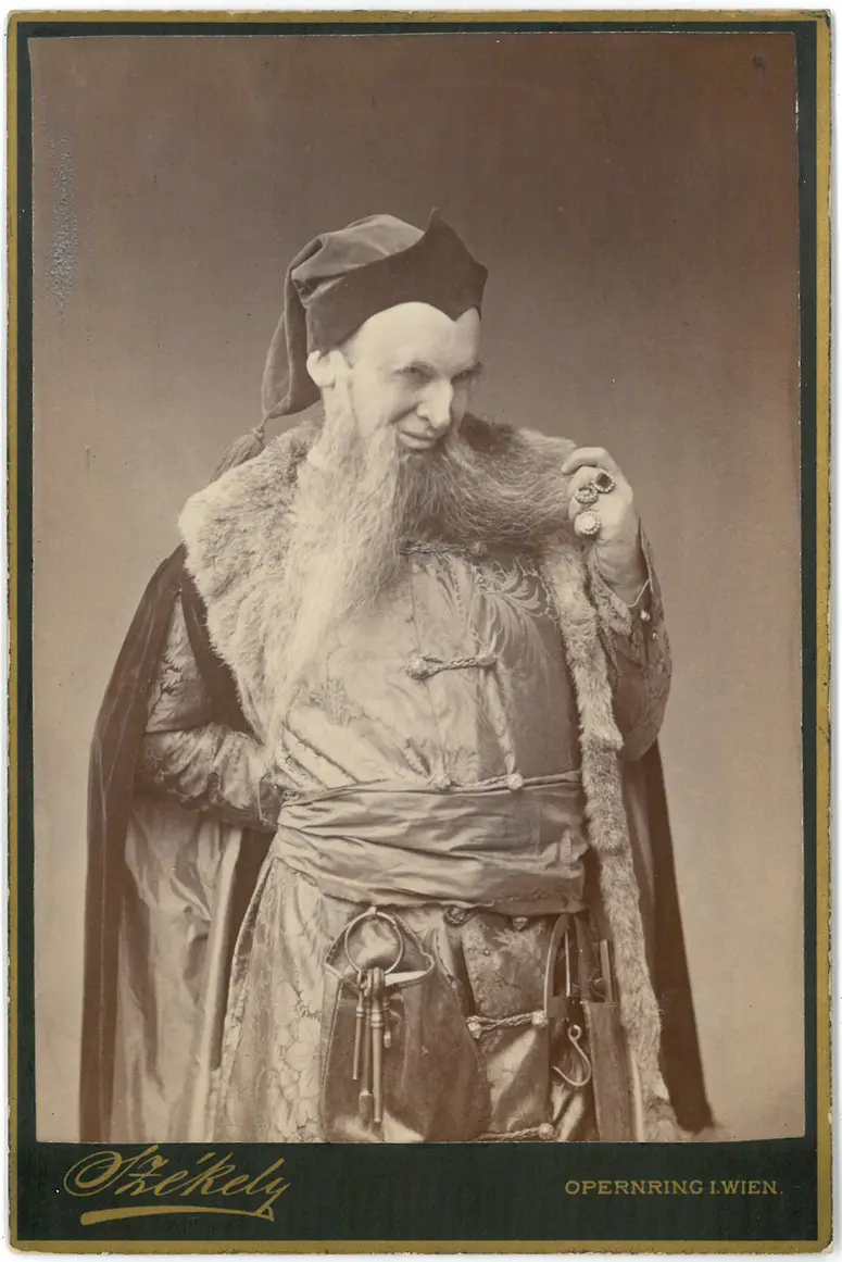 Friedrich Mitterwurzer, Verweis auf Stücktitel: Der Kaufmann von Venedig