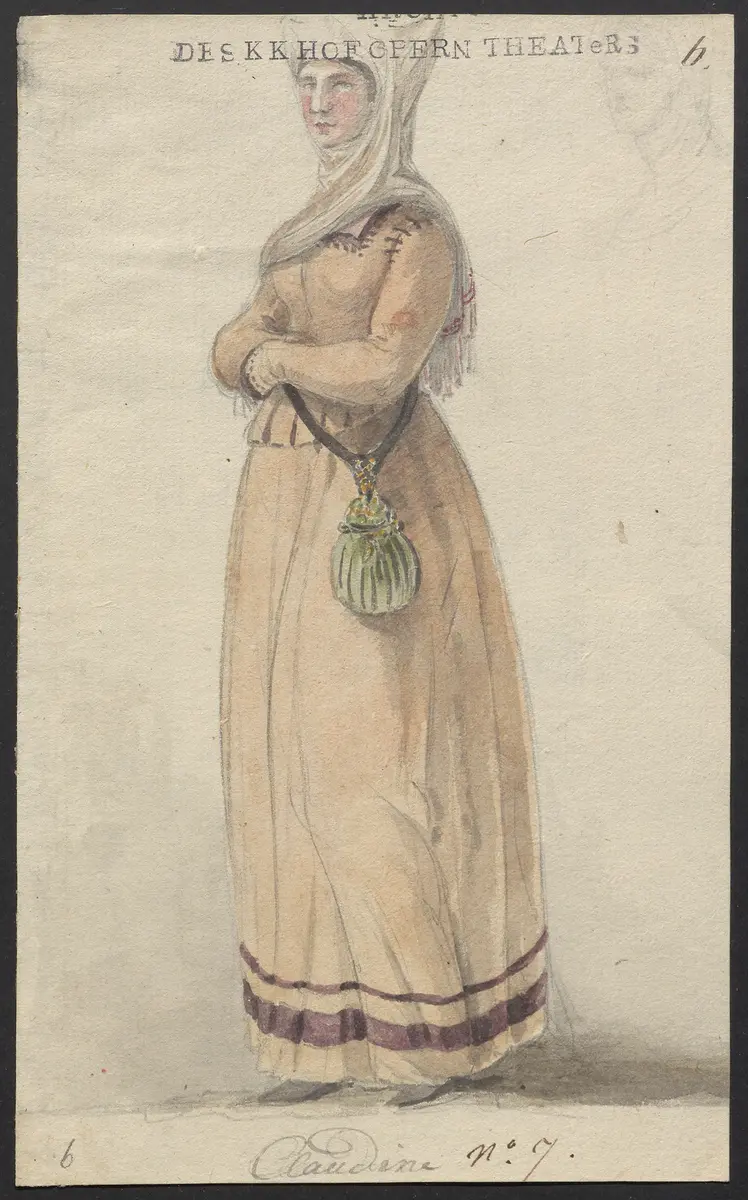 Mathilde von Guise, Originaltitel: Mademoiselle de Guise, Titel der Serie: Figurinen des k.k. Hofoperntheaters