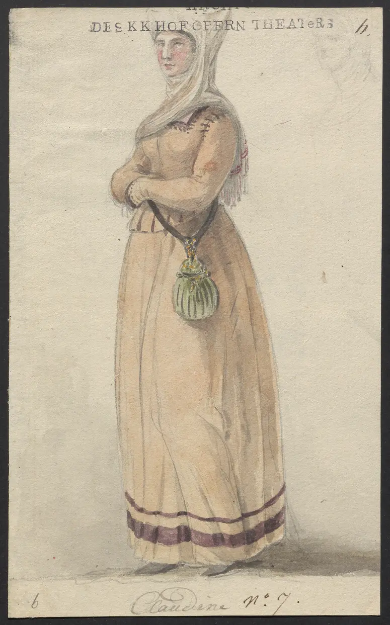 Mathilde von Guise, Originaltitel: Mademoiselle de Guise, Titel der Serie: Figurinen des k.k. Hofoperntheaters