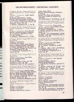 Salzburger Festspiele 1964, Titel in Vorlageform: Salzburgo Festival 1964, Verweis auf Stücktitel: Cosi fan tutte, Verweis auf Stücktitel: Figaros Hochzeit, Verweis auf Stücktitel: Lucio Silla, Verweis auf Stücktitel: Die Zauberflöte, Verweis auf Stücktitel: Ariadne auf Naxos, Verweis auf Stücktitel: Elektra, Verweis auf Stücktitel: Der Rosenkavalier, Verweis auf Stücktitel: Macbeth, Verweis auf Stücktitel: Jedermann, Verweis auf Stücktitel: Faust, Verweis auf Stücktitel: Die lustigen Weiber von Windsor