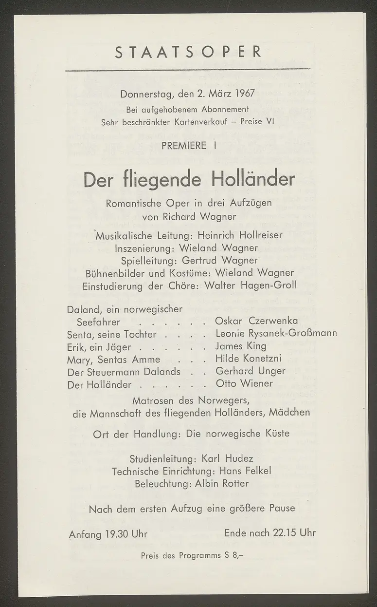 Der fliegende Holländer