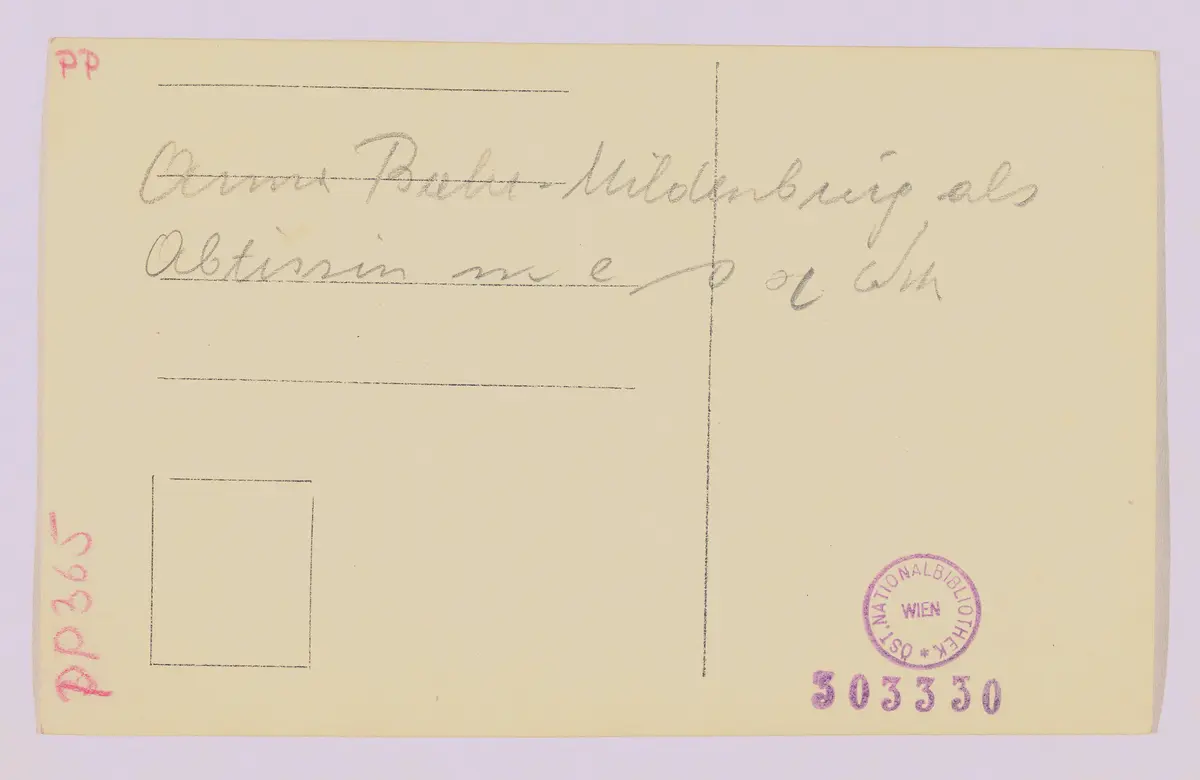 Anna Bahr-Mildenburg, Verweis auf Stücktitel: Das Mirakel