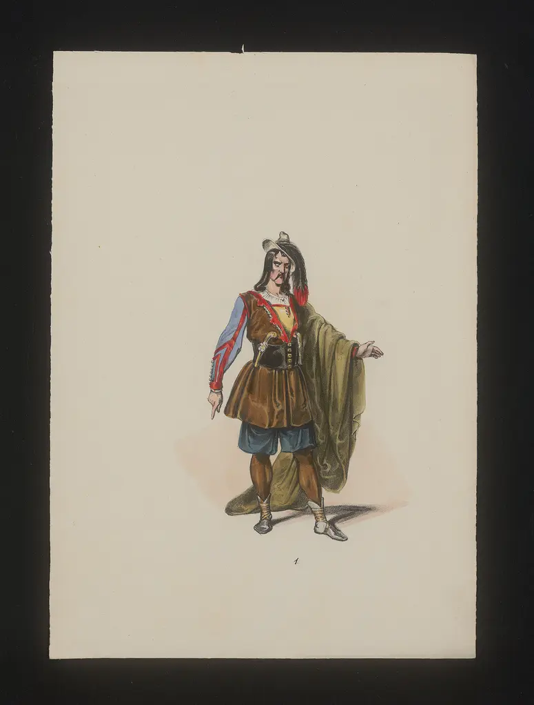 Pasqual Bruno, Titel der Serie: Neue Costume-Sammlung verschiedener Zeiten und Nationen