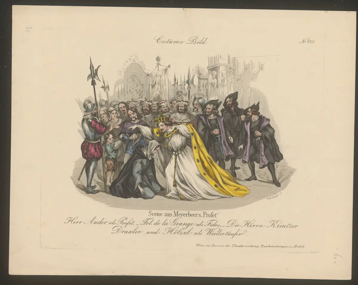 Der Prophet, Titel der Serie: Costume-Bild, Name der Zeitschrift: Wiener Theaterzeitung