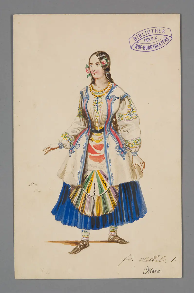 Czerny Georg, Titel der Serie: Figurinen des k.k. Hof-Burgtheaters