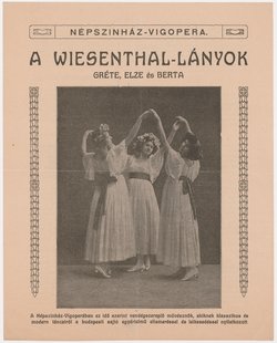 Die Wiesenthal Mädchen, Titel in Vorlageform: A Wiesenthal-Lányok