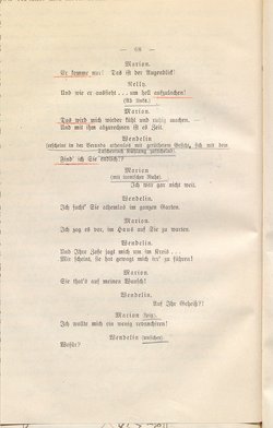 Die Fee Caprice. Lustspiel in 3 Akten