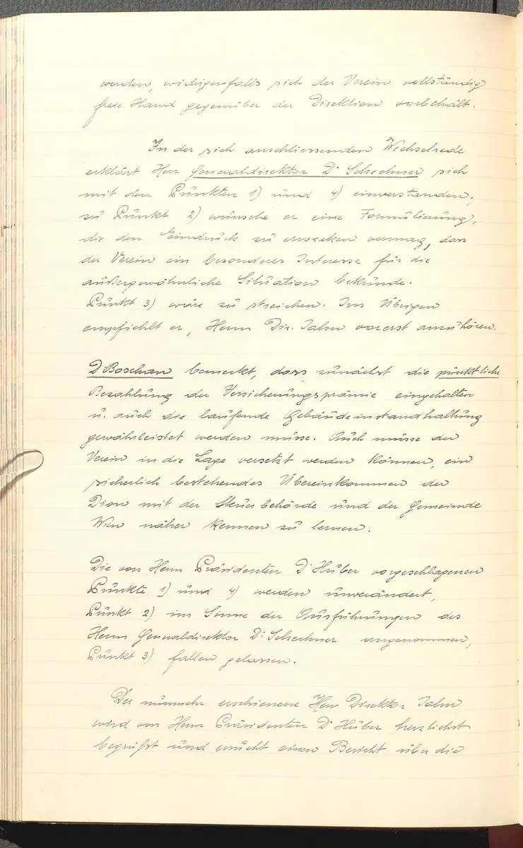 Protokolle der Ausschusssitzungen des Vereines des Deutschen Volkstheaters in Wien