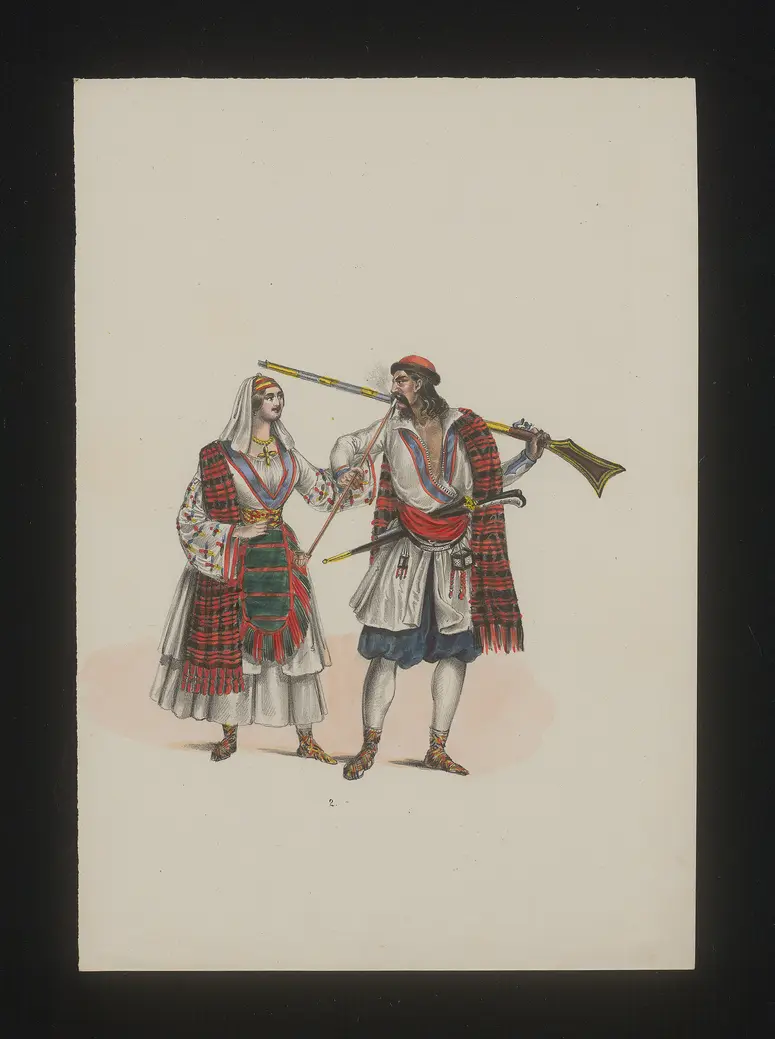 Montenegriner, Weiterer Titel: National Costume, Titel der Serie: Neue Costume-Sammlung verschiedener Zeiten und Nationen