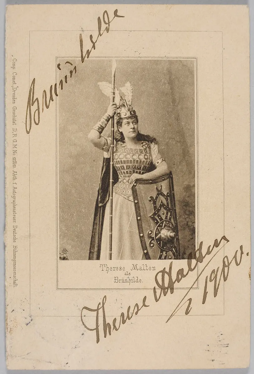 Therese Malten, Verweis auf Stücktitel: Die Walküre, Verweis auf Stücktitel: Der Ring des Nibelungen