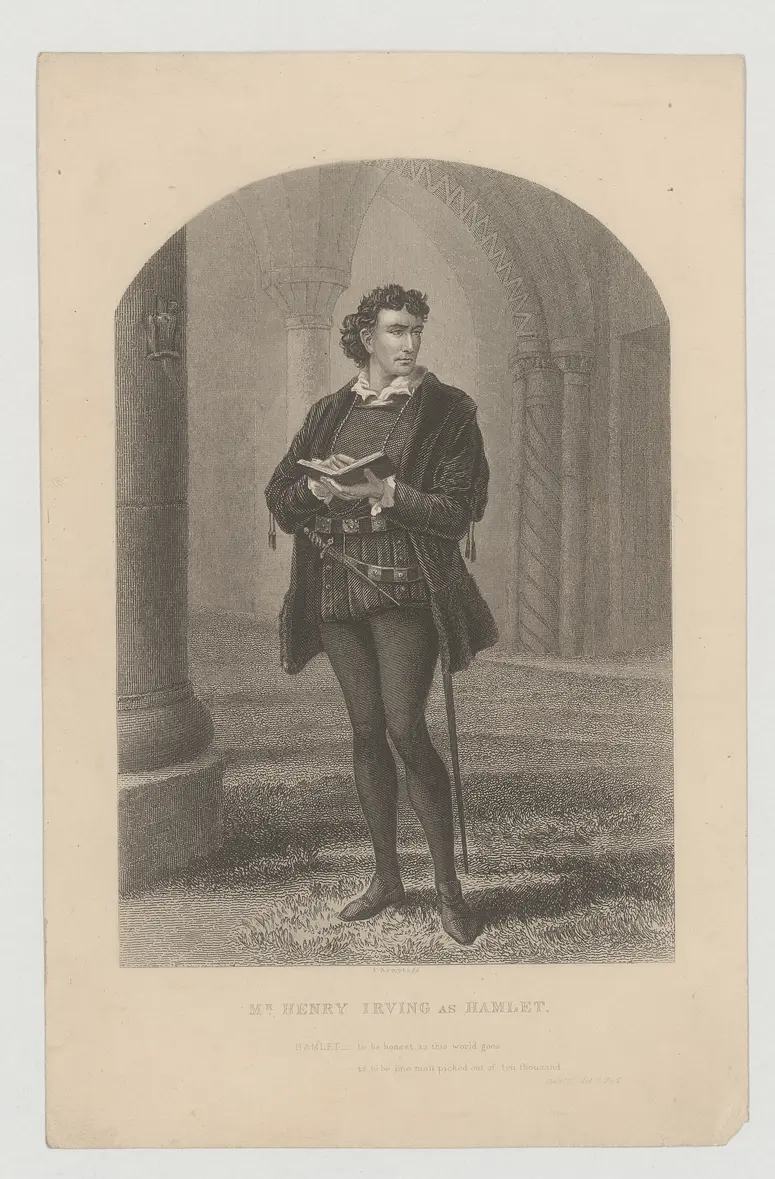 Henry Irving, Verweis auf Stücktitel: Hamlet