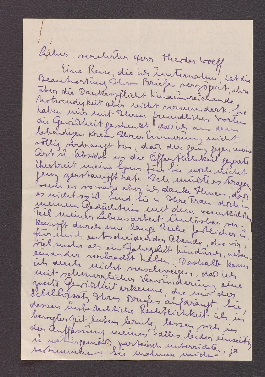 Briefentwurf