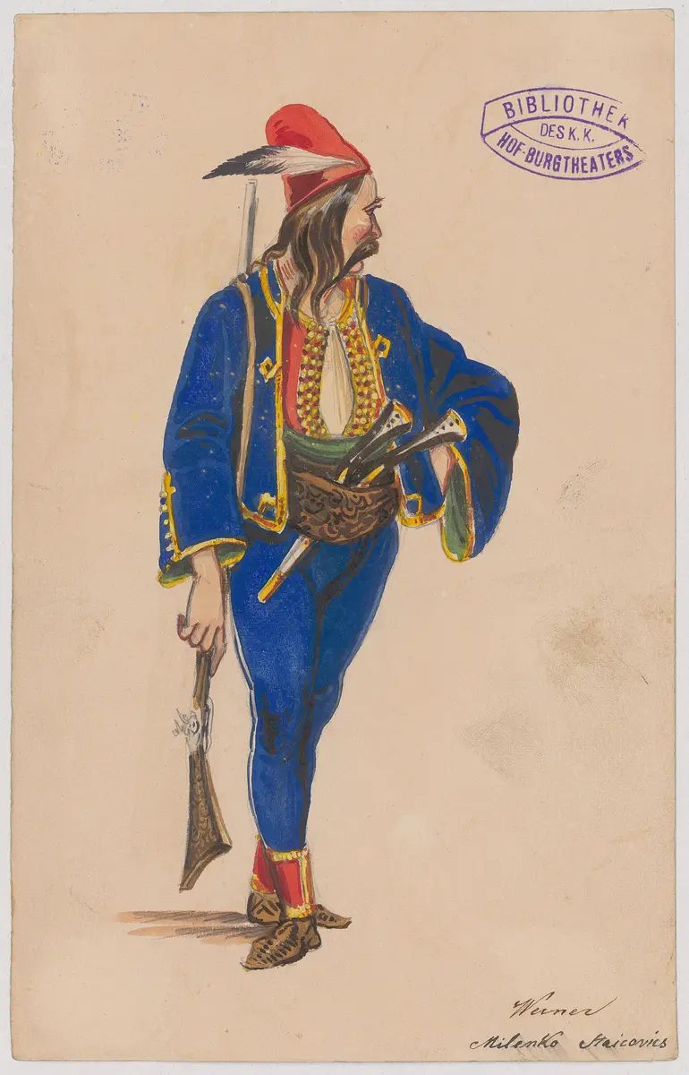 Czerny Georg, Titel der Serie: Figurinen des k.k. Hof-Burgtheaters