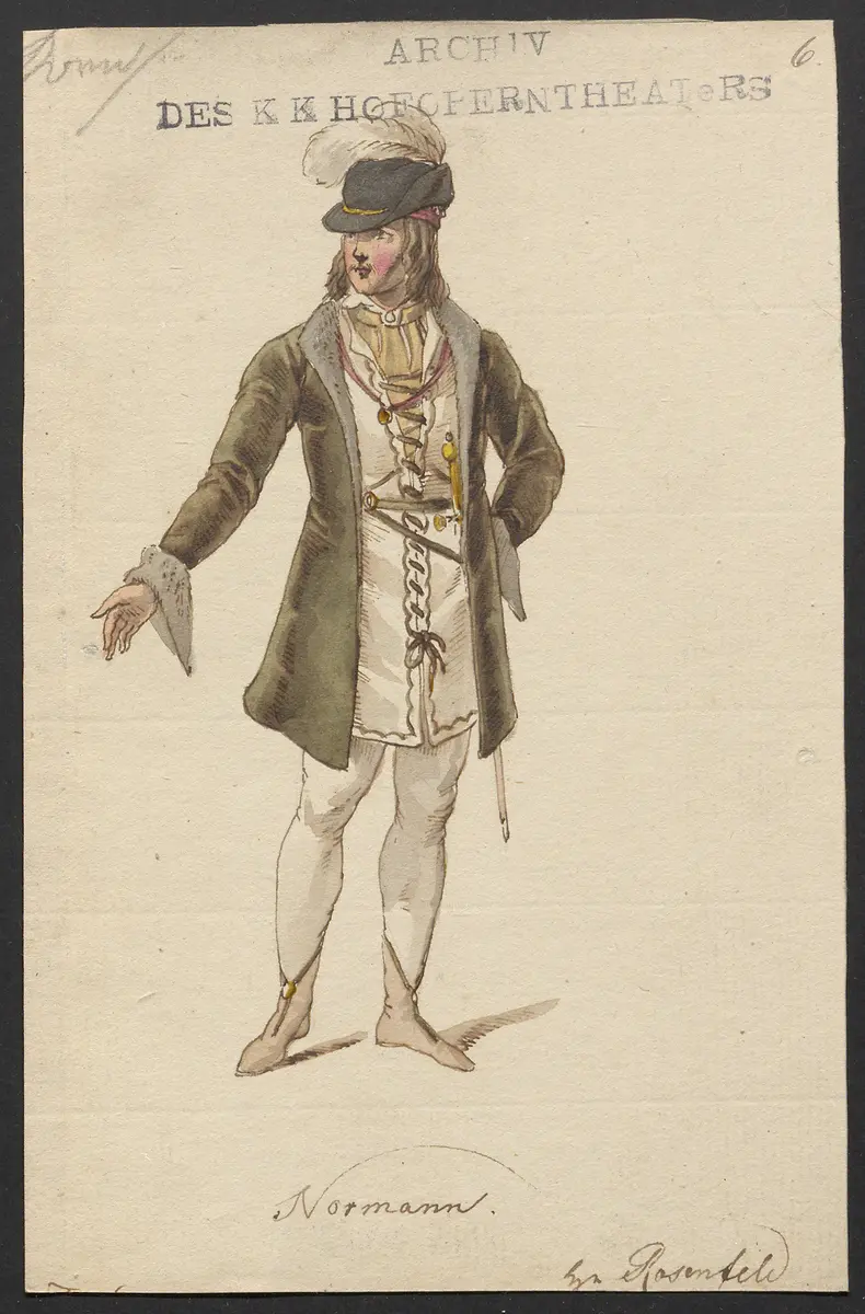 Helene, Titel der Serie: Figurinen des k.k. Hofoperntheaters