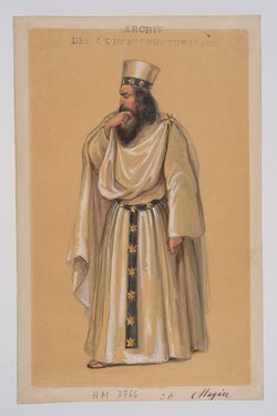 Semiramis, Originaltitel: Semiramide, Titel der Serie: Figurinen des k.k. Hofoperntheaters