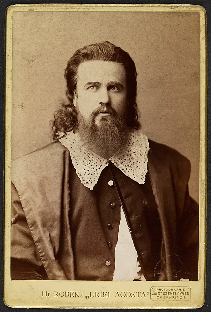 Emerich Robert, Verweis auf Stücktitel: Uriel Acosta
