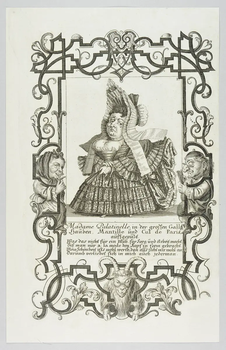 Il Callotto resuscitato oder Neü eingerichtes Zwerchen Cabinett, Madame Palatinelle...