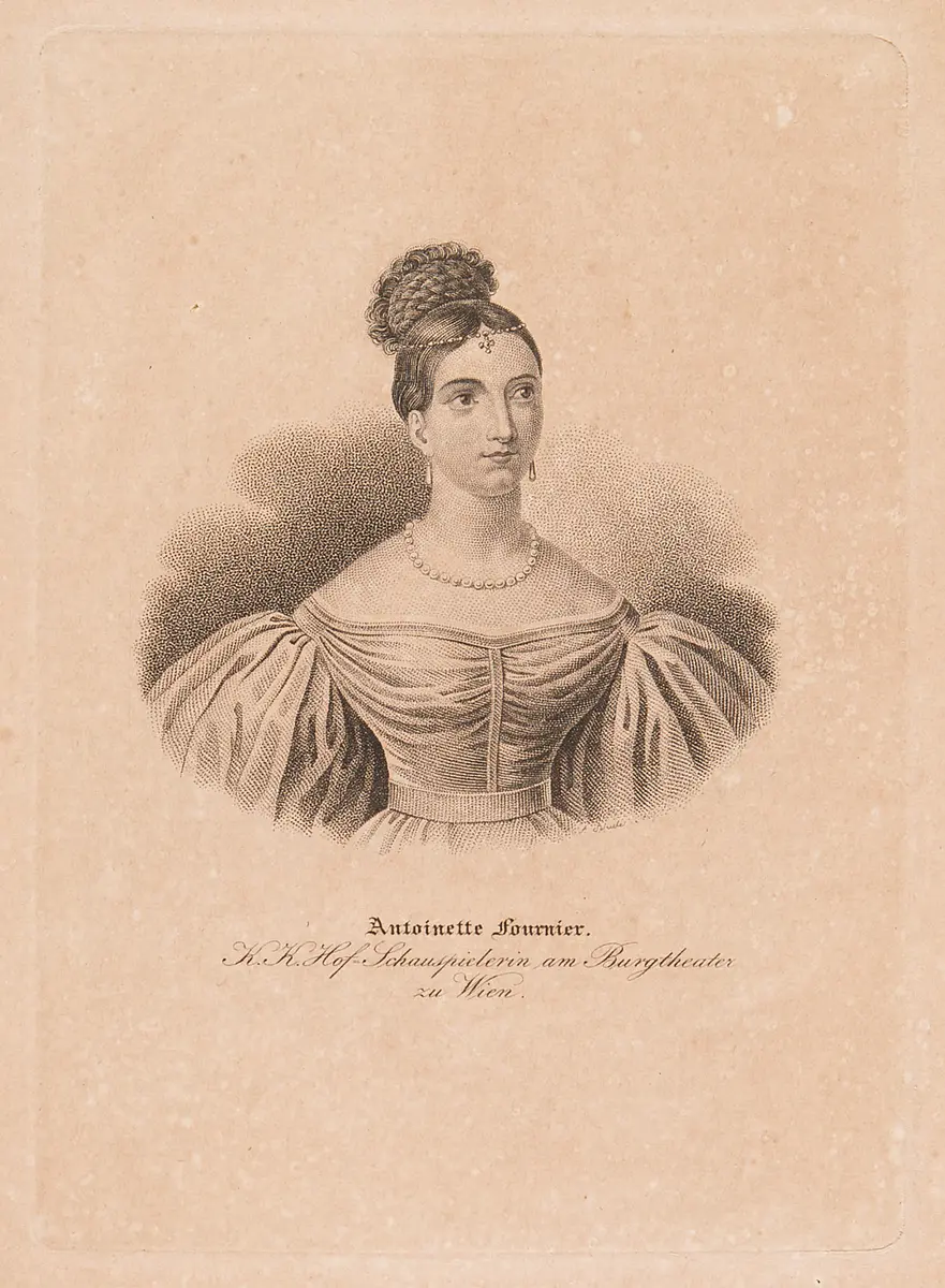 Antonie Fournier, Titel in Vorlageform: Antoinette Fournier
