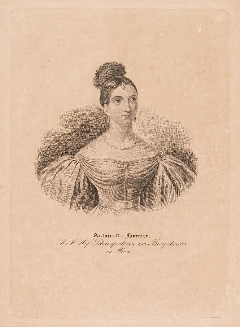 Antonie Fournier, Titel in Vorlageform: Antoinette Fournier