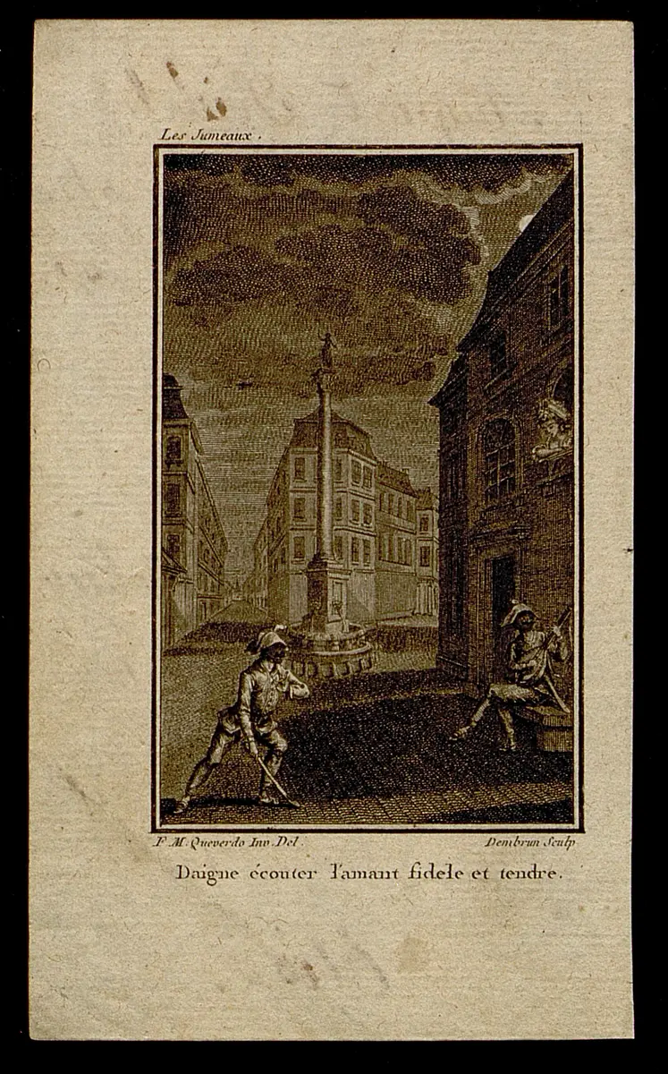 Les jumeaux, Suchtitel: Commedia dell'arte