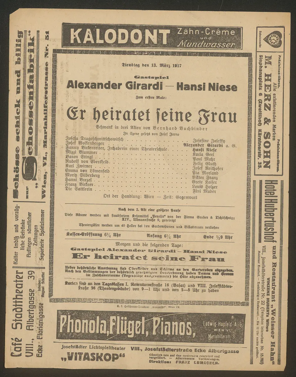 Er heiratet seine Frau