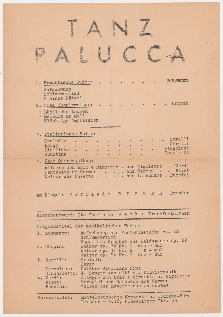 Tanz Palucca