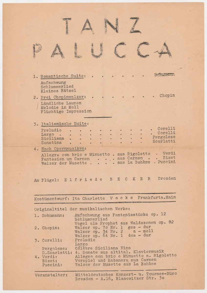 Tanz Palucca