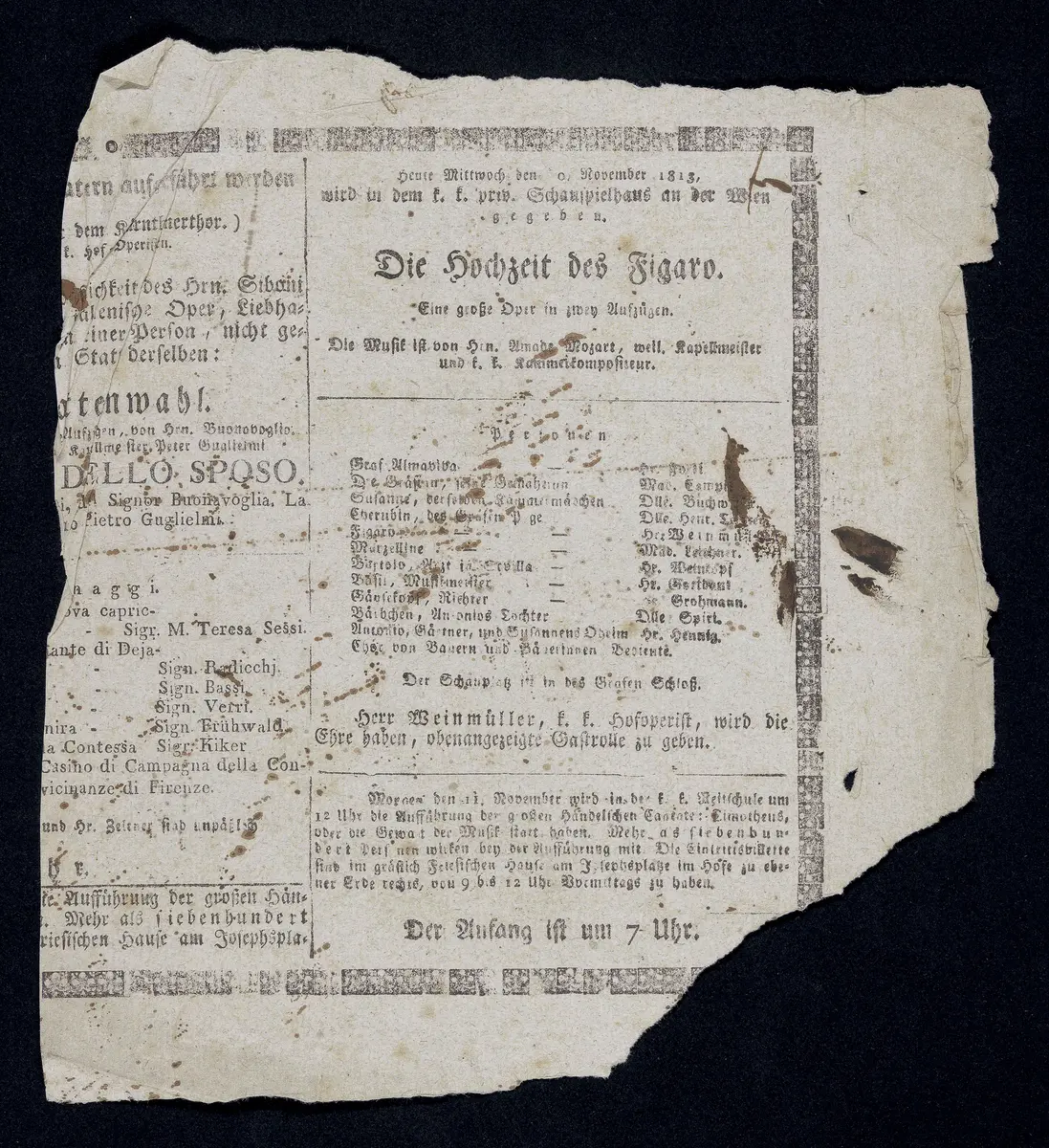 Die Gattenwahl , Die Hochzeit des Figaro