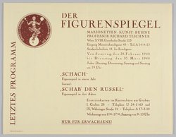Der Figurenspiegel, Verweis auf Stücktitel: Schach, Verweis auf Stücktitel: Schab' den Rüssel