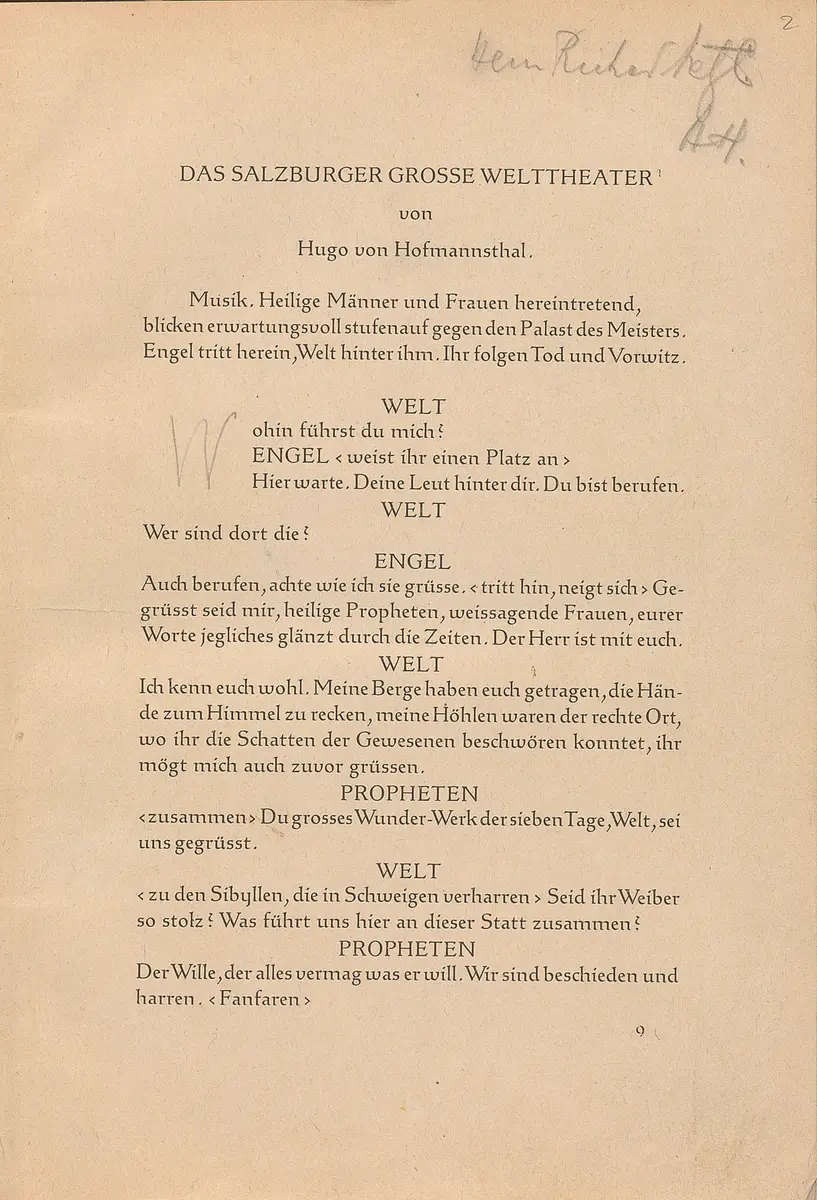 Das Salzburger Große Welttheater
