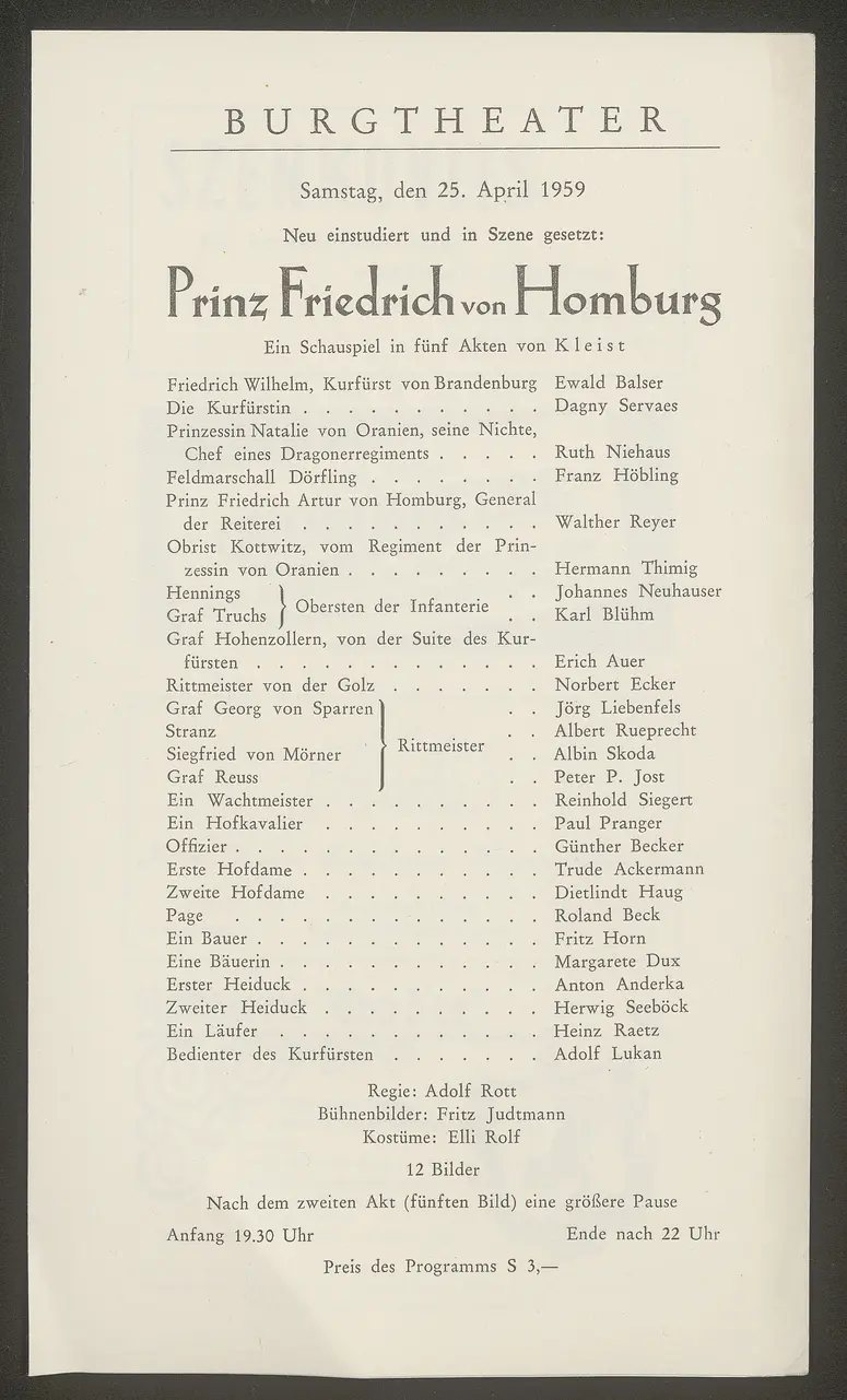 Prinz Friedrich von Homburg