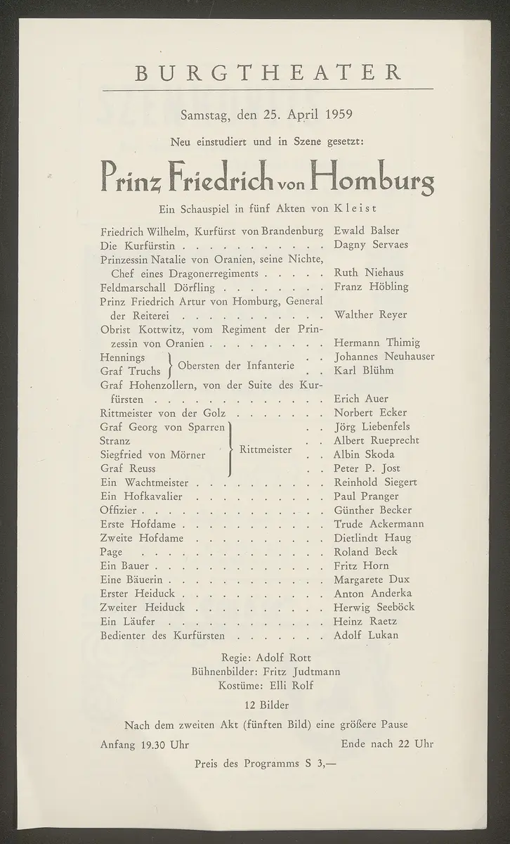 Prinz Friedrich von Homburg