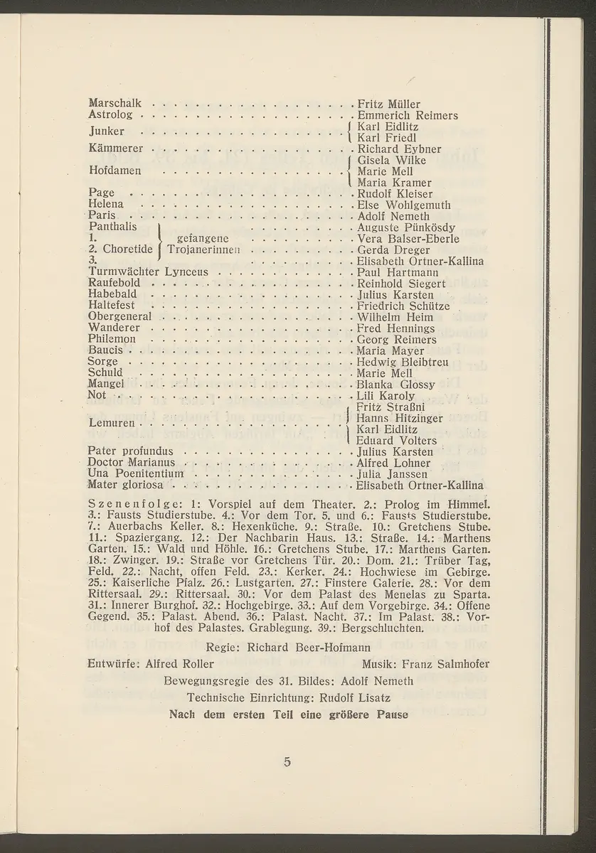 Faust I. und II. Teil, Alternativtitel: Faust I und II