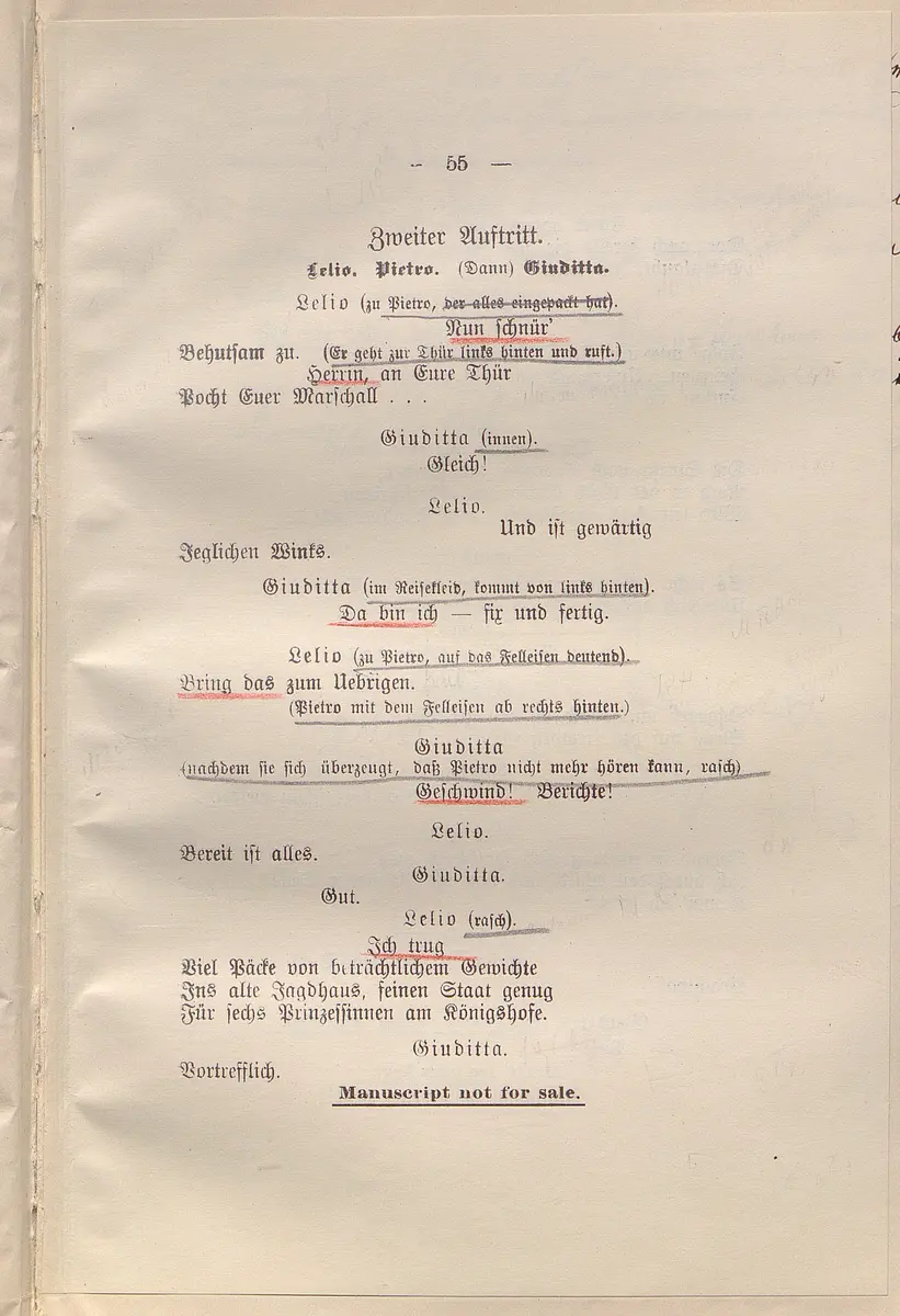 Die Zwillingsschwester.
