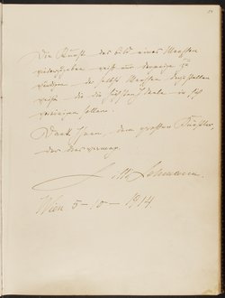 Gästebuch. Atelier Franz-Xaver Setzer, Wien
