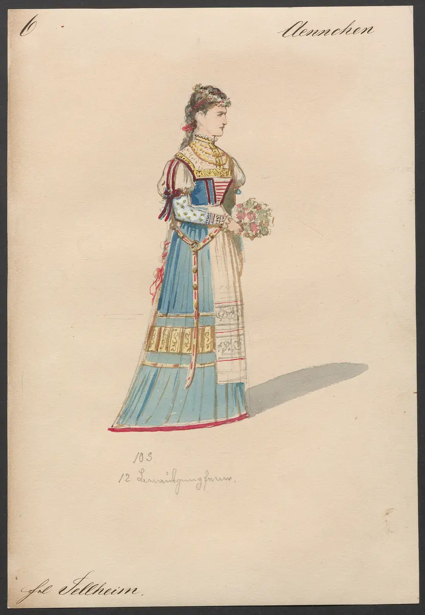 Der Freischütz, Titel der Serie: Figurinen des k.k. Hofoperntheaters