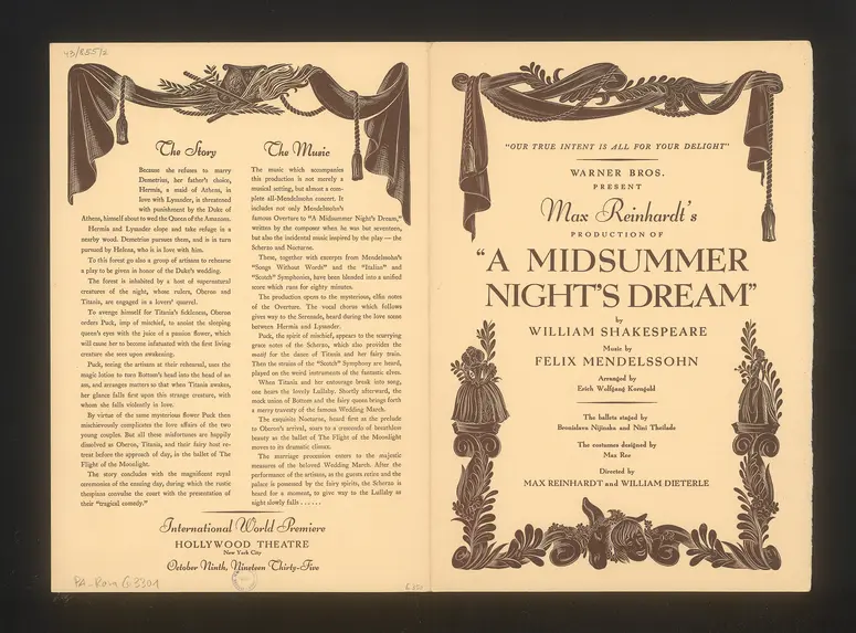 Ein Sommernachtstraum (A Midsummer Night's Dream)