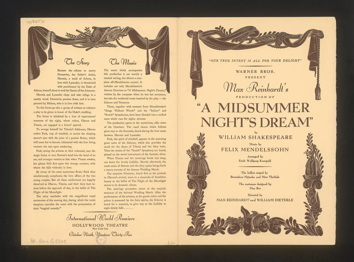 Ein Sommernachtstraum (A Midsummer Night's Dream)