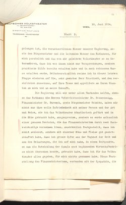 Protokolle der Ausschusssitzungen des Vereines des Deutschen Volkstheaters in Wien
