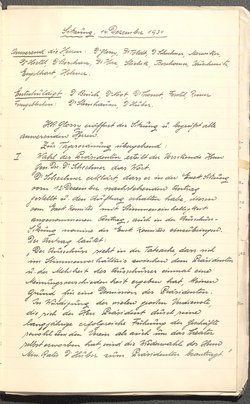 Protokolle der Ausschusssitzungen des Vereines des Deutschen Volkstheaters in Wien