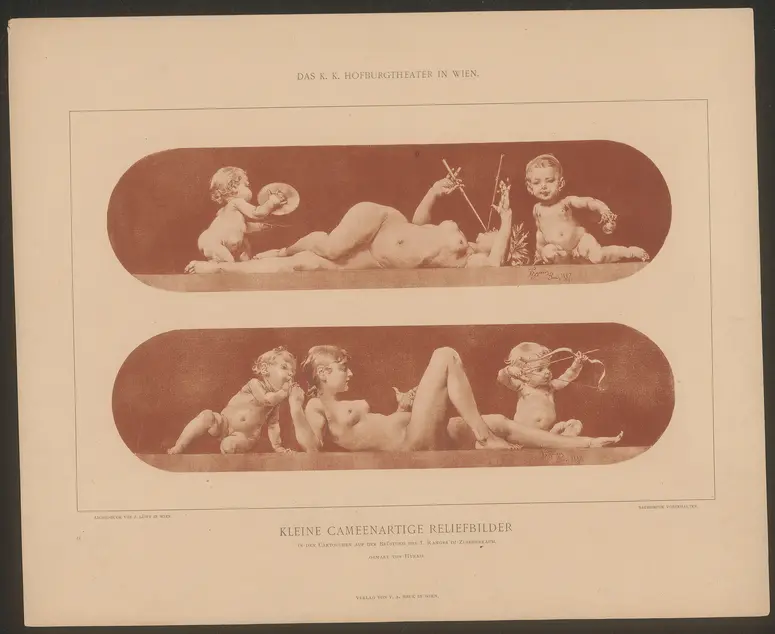 Wien, Burgtheater, Titel in Vorlageform: Das K.K. Hofburgtheater in Wien